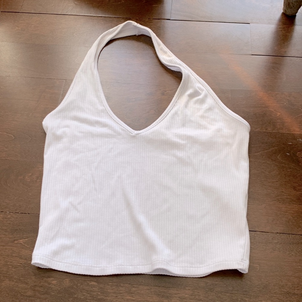 White crop top